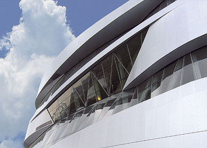 Fassade Mercedes-Benz Museum Stuttgart