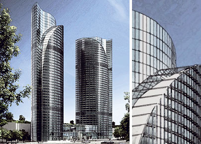 Fassade Mirax Plaza Kiew